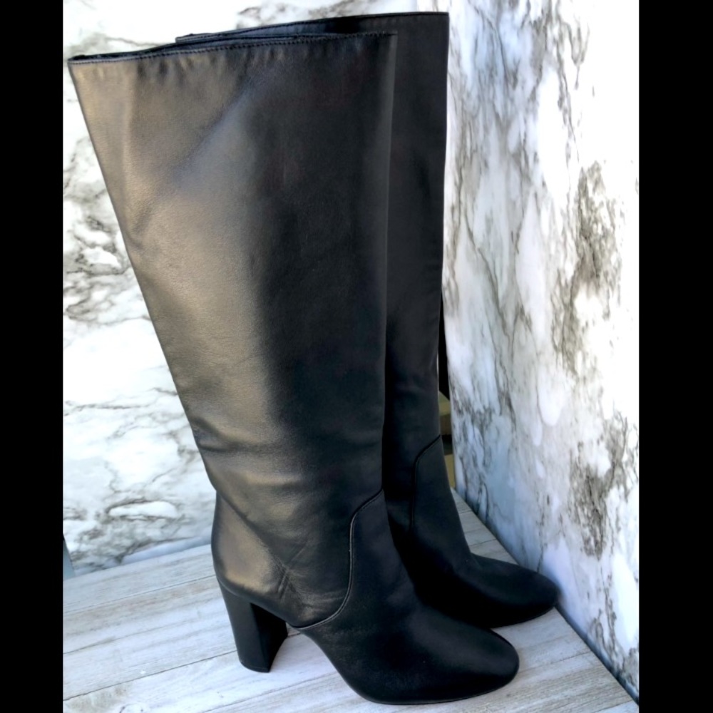 J. Crew block heel, dress boots